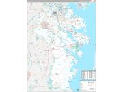 Anne ArundelCounty, MD Wall Map Premium Style 2022